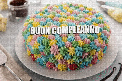 buon compleanno - Bezmaksas animēts GIF