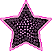 black n pink star - Ingyenes animált GIF