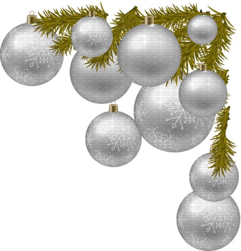 Boules de Noel - 免费PNG