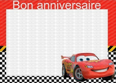 image encre bon anniversaire color effet voiture Disney edited by me - png grátis