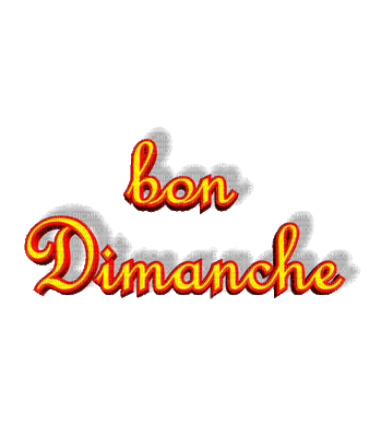 bon dimanche 8 - Animovaný GIF zadarmo