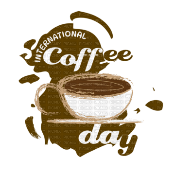 International Coffee Day Text - Bogusia - png ฟรี
