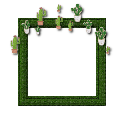 Small Green Frame - 無料png
