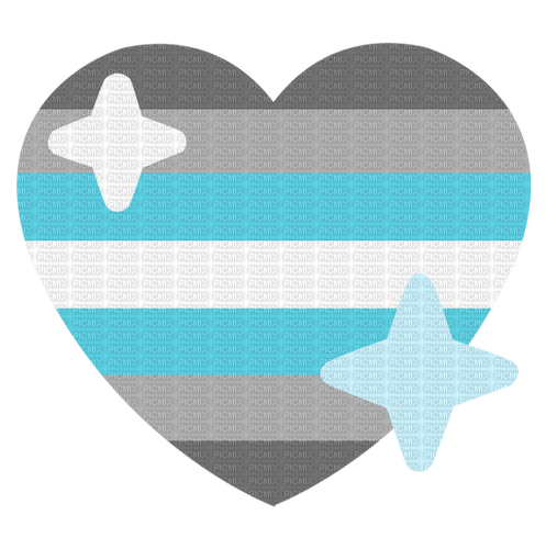 Demiboy emoji Pride heart - ilmainen png