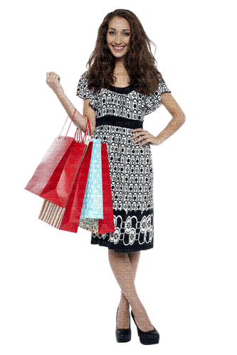 Kaz_Creations Woman-Femme-Shopping-Bags - Free PNG