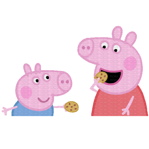 Peppa Pig Snack - GIF animé gratuit