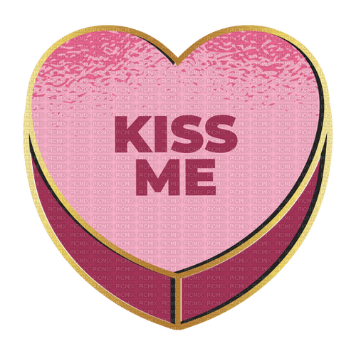 Kaz_Creations Love-Valentine-Kiss Me - png gratuito