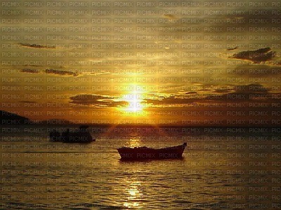coucher de soleil - nemokama png