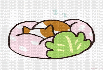 Sleeping Cat - Nemokamas animacinis gif