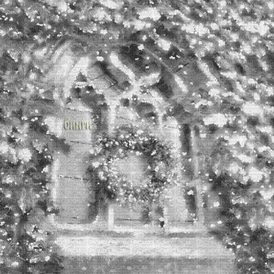 Y.A.M._New year Christmas background black-white - Безплатен анимиран GIF