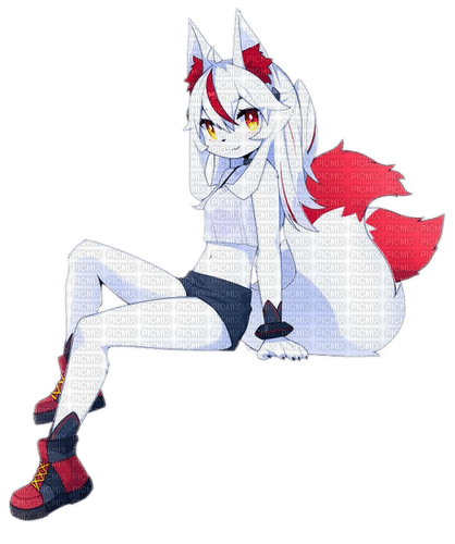Anthro fox - 免费PNG
