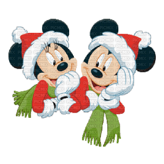 Kaz_Creations Disney Christmas Mickey & Friends - ilmainen png