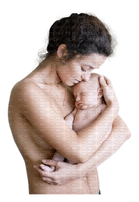 femme & bebe - darmowe png