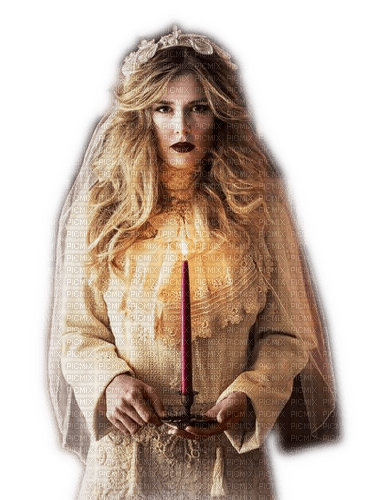 Rena White Gothic Bride Braut - bezmaksas png