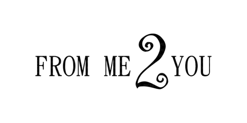 From me 2 you/ words - png gratis