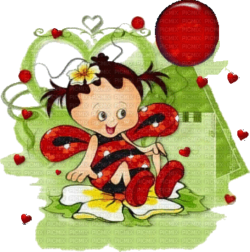 ladybug bp - GIF animado grátis