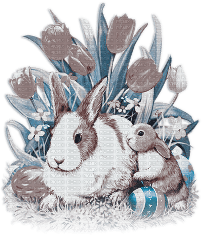 SOAVE EASTER ANIMALS vintage brown - png gratuito