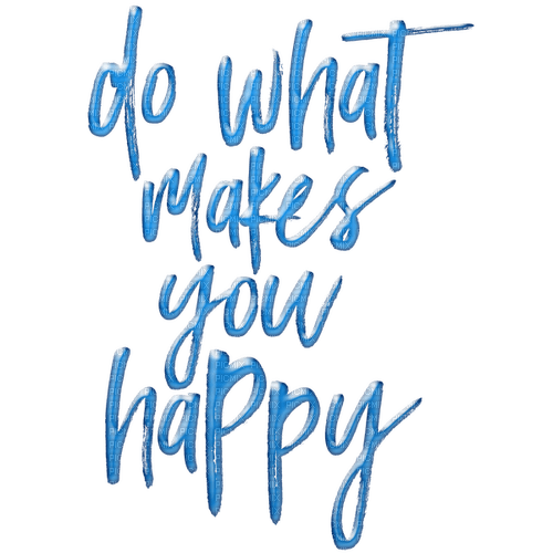 text happy quote dolceluna blue - darmowe png