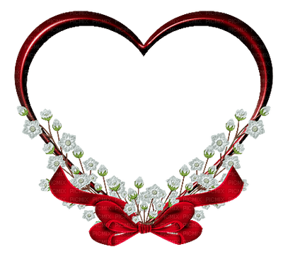 heart-red-flower - δωρεάν png