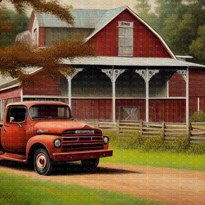 Country Barn Background - фрее пнг