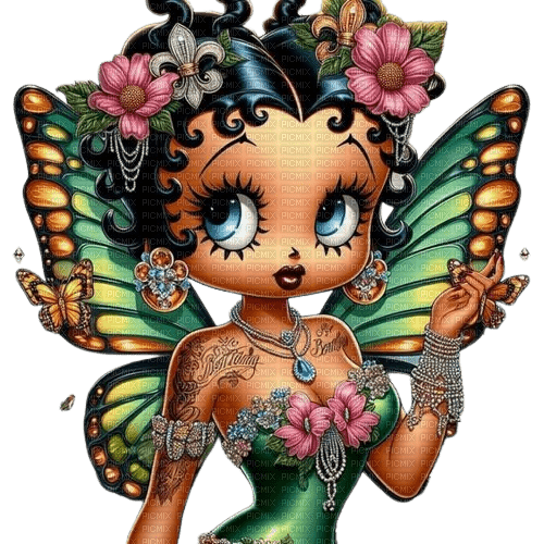 loly33 betty boop - png gratuito