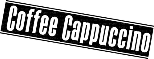 Coffee Cappuccino Text - Bogusia - PNG gratuit