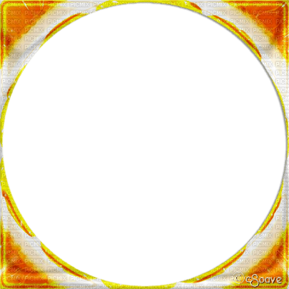 soave frame circle orange summer fruit citrus - Free PNG