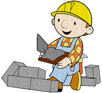 Kaz_Creations Cartoons Bob The Builder - GIF animate gratis