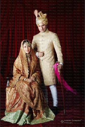 Kareena und Saif Ali Khan - kostenlos png
