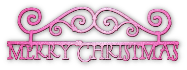 soave text deco christmas vintage pink - PNG gratuit