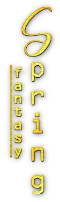 soave text spring fantasy yellow - PNG gratuit