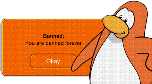 Club Penguin Banned - безплатен png