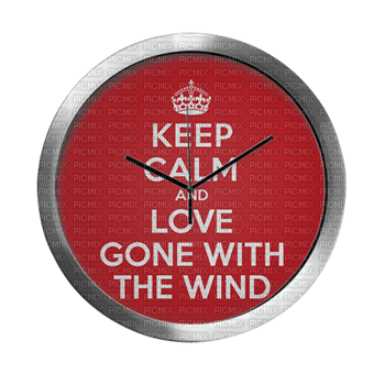 Kaz_Creations Deco Gone With The Wind Clock - png ฟรี
