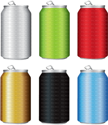 Kaz_Creations Cans Colours - darmowe png