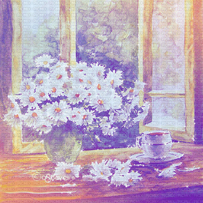 soave background animated vintage windows vase - Δωρεάν κινούμενο GIF