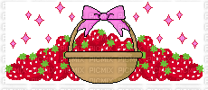 Strawberry Basket - Бесплатни анимирани ГИФ