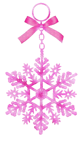 Glitter.Snowflake.Pink.Animated - KittyKatLuv65 - GIF animé gratuit