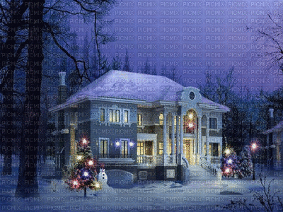 ornate house - GIF animé gratuit