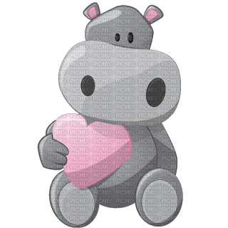 Kaz_Creations Animals Cartoon Cute Hippopotamus - gratis png