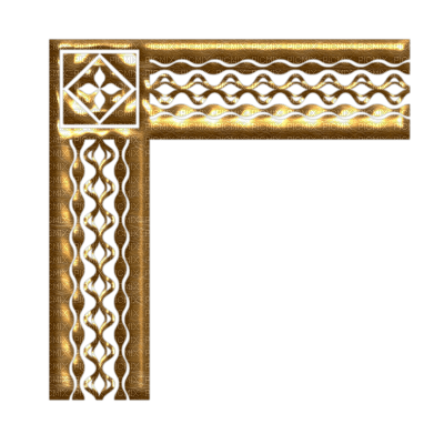 cadre frame deco decoration gold tube vintage - png ฟรี