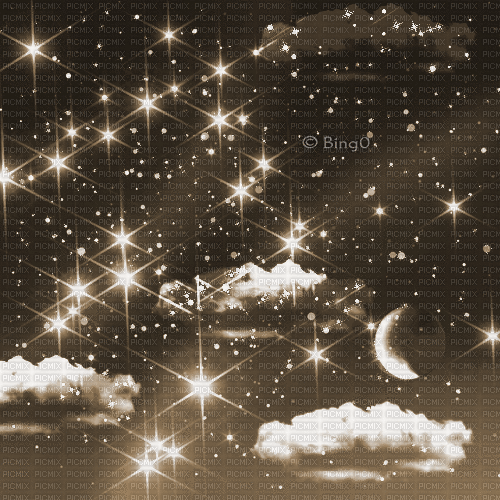 Y.A.M._Background stars sky sepia - 免费动画 GIF