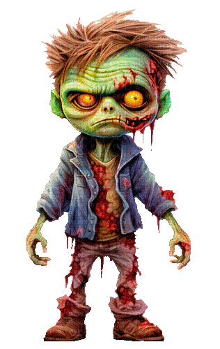 zombie by nataliplus - Δωρεάν κινούμενο GIF