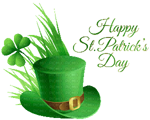 St. Patricks Day (created with gimp) - Darmowy animowany GIF