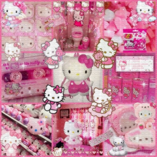 hello kitty collage - darmowe png