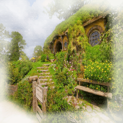 hobbit house maison lord of the rings - png gratis