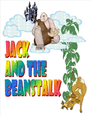 Kaz_Creations Logo Text Jack and the Beanstalk - png grátis