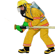 Kaz_Creations Firefighter-Fireman - png ฟรี