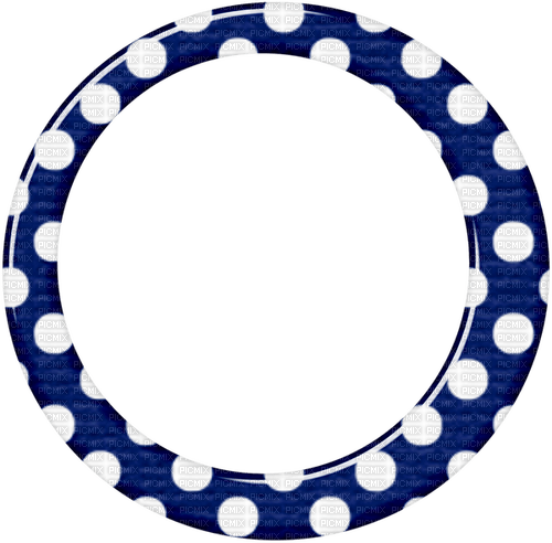 Circle.Frame.Blue - nemokama png