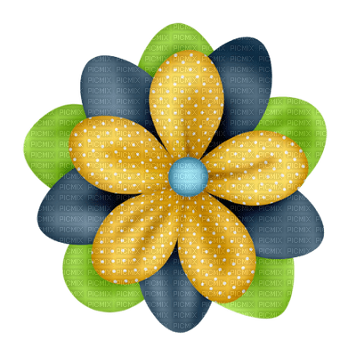 Kaz_Creations Deco Ribbon Flower Colours - ücretsiz png