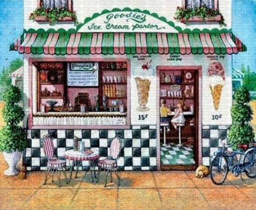 Ice cream parlor - 無料png